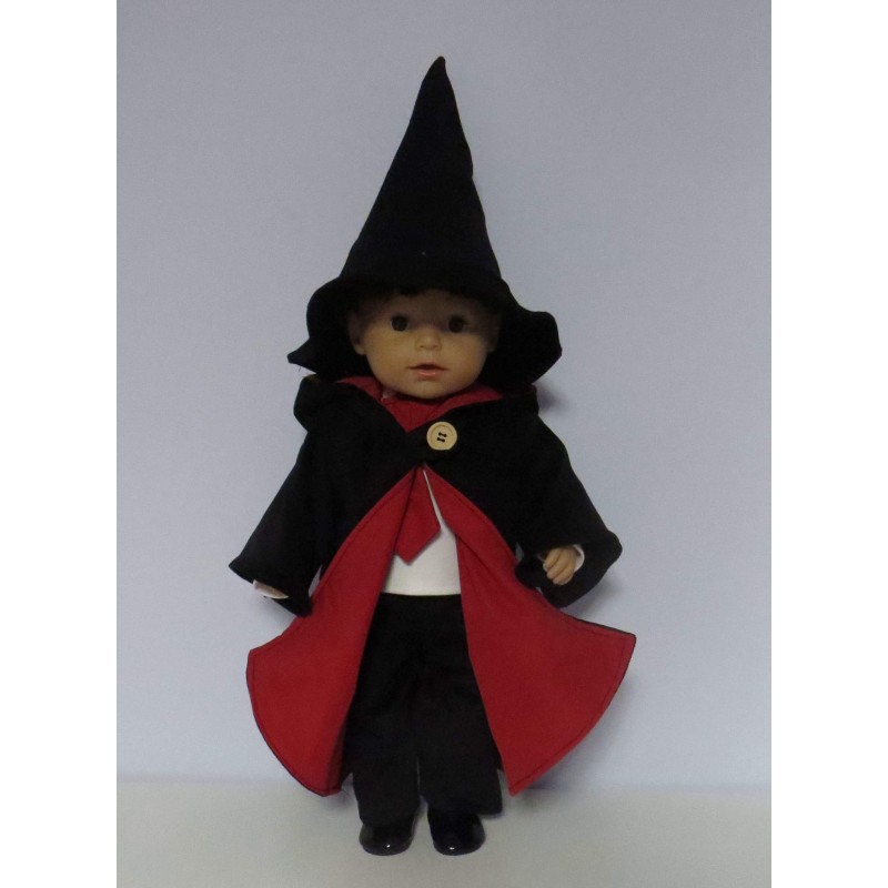 tovenaars rood set baby born 43cm