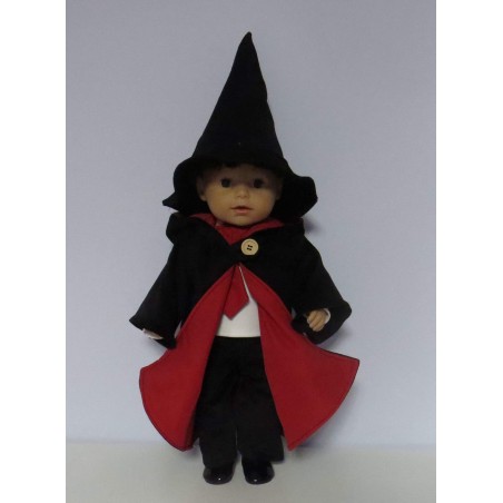 tovenaars rood set baby born 43cm