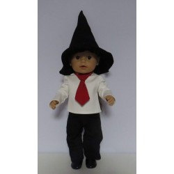 tovenaars rood set baby born 43cm