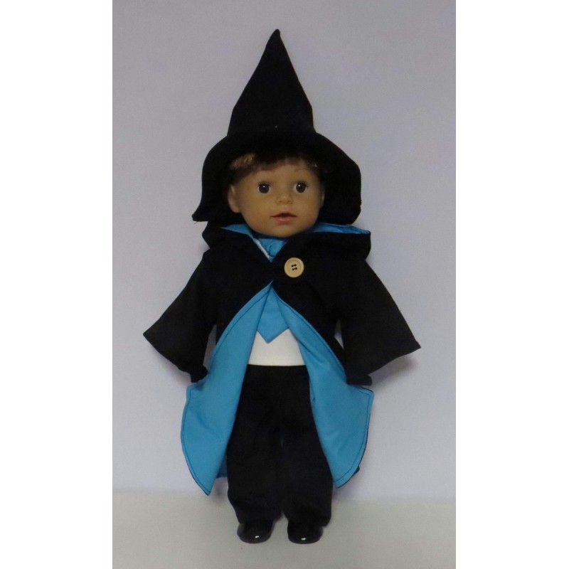 tovenaars blauw set baby born 43cm