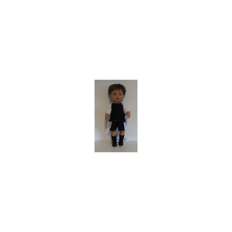 voetbal setje zwart  baby born 43cm