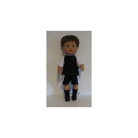 voetbal setje zwart  baby born 43cm