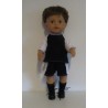 voetbal setje zwart  baby born 43cm