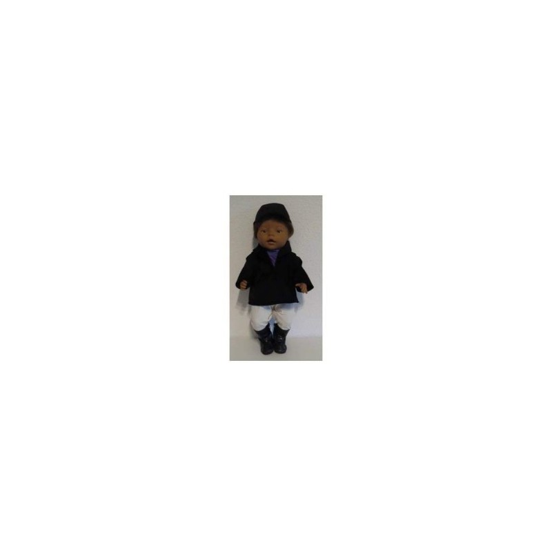 paardrijd set lila baby born 43cm