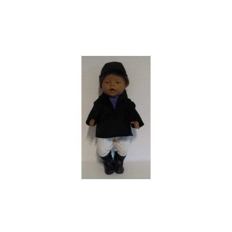 paardrijd set lila baby born 43cm
