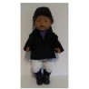 paardrijd set lila baby born 43cm