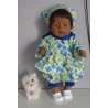 uitgebreide set klavertjes blauw baby born 43cm