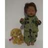 joggingspak groen sterren baby born 43cm