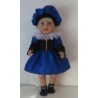 pietjurk blauw  baby born 43cm