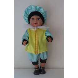 pietpak geel met mint baby born 43cm