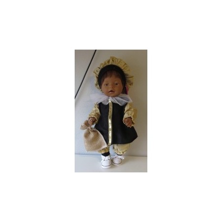 pietpak goud baby born 43cm