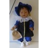 pietpak blauw baby born 43cm
