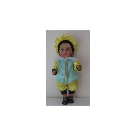 pietpak mint met geel  baby born 43cm