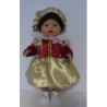pietjurk rood goud  baby born 43cm