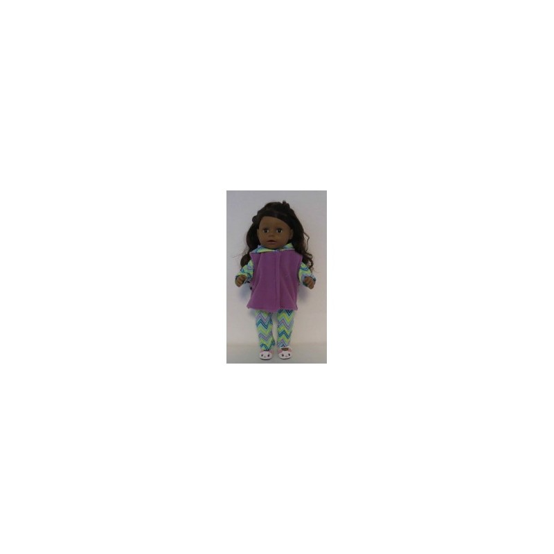 wintersetje mint gestreept baby born 43cm
