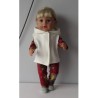 wintersetje rood schaats baby born 43cm