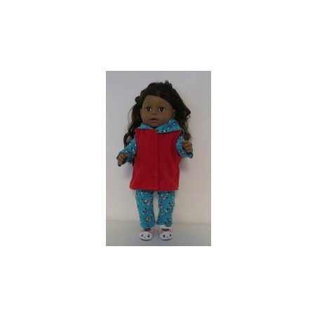 wintersetje blauw baby born 43cm