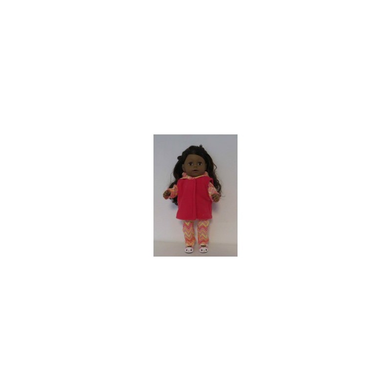 wintersetje roze gestreept baby born 43cm