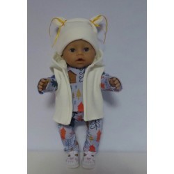 wintersetje bosdieren baby born 43cm