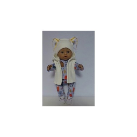 wintersetje bosdieren baby born 43cm
