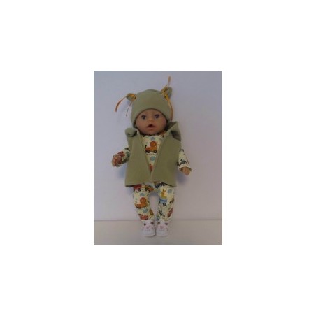 wintersetje treinen baby born 43cm