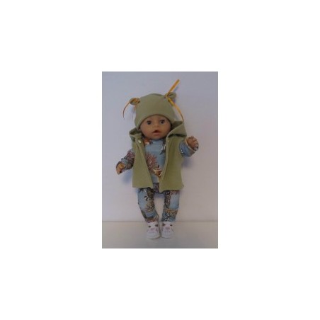 wintersetje bosdieren baby born 43cm