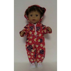 onesie rood lieveheersbeestjes baby born 43cm