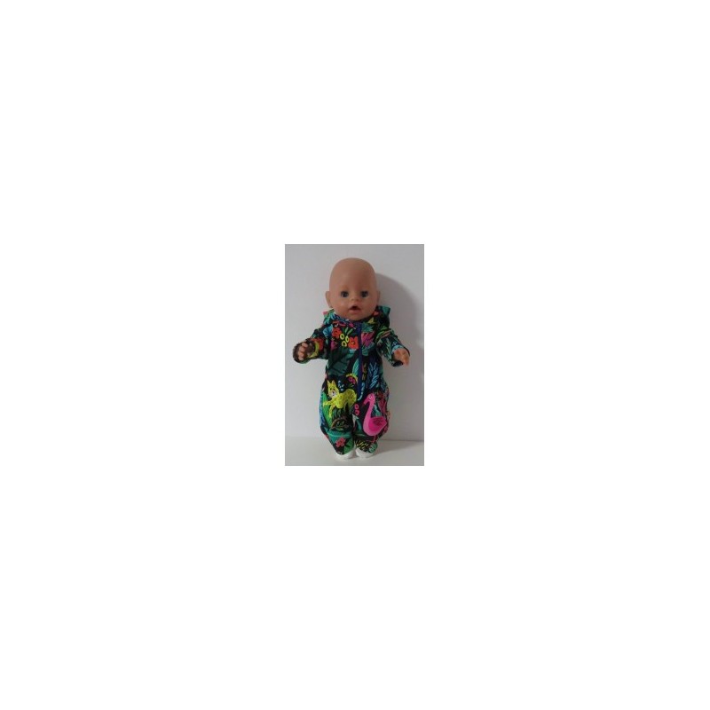 onesie dieren baby born 43cm