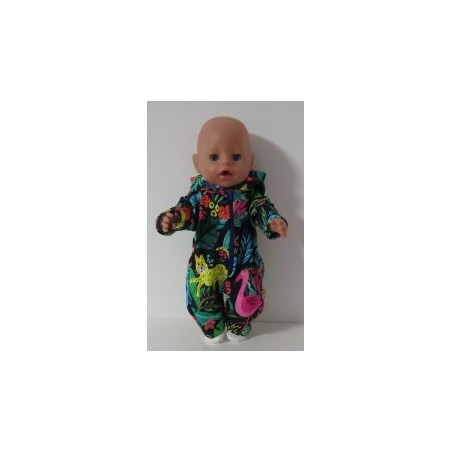 onesie dieren baby born 43cm