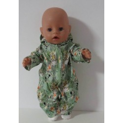 onesie mint tijgers baby born 43cm
