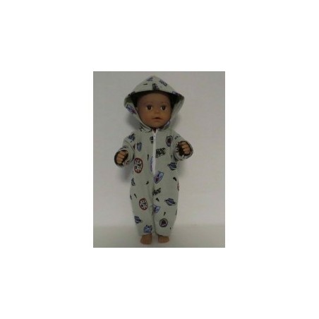 onesie robots baby born 43cm