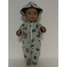 onesie robots baby born 43cm