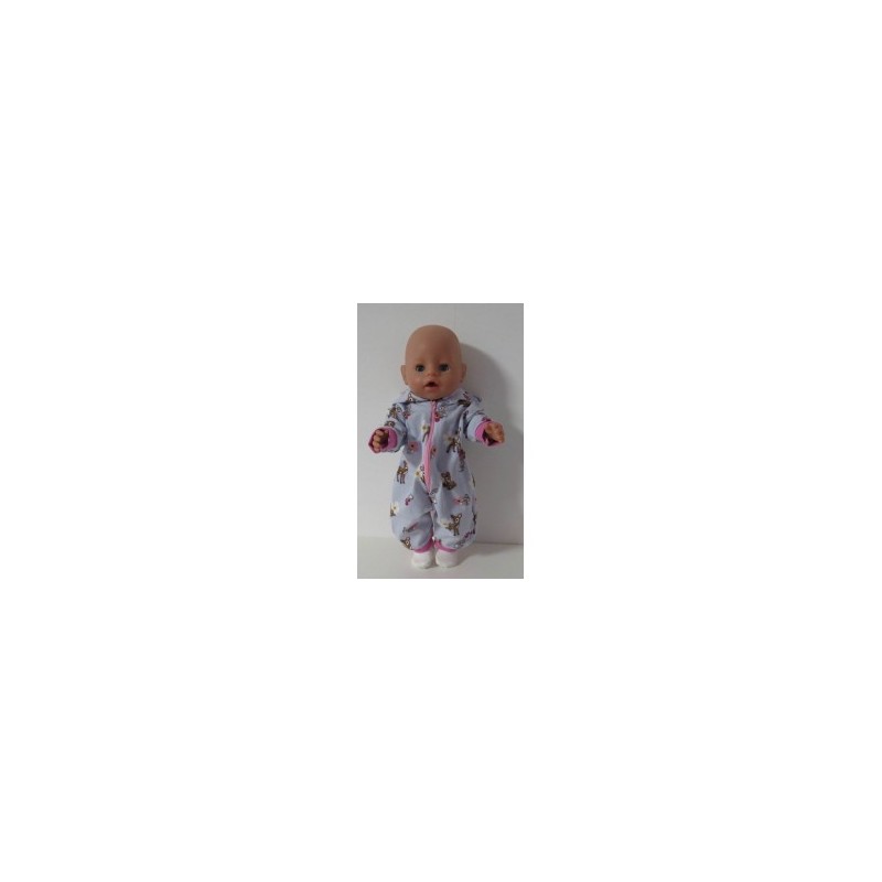 huispak lila hertje baby born 43cm