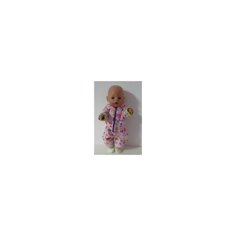 huispak roze thee baby born 43cm