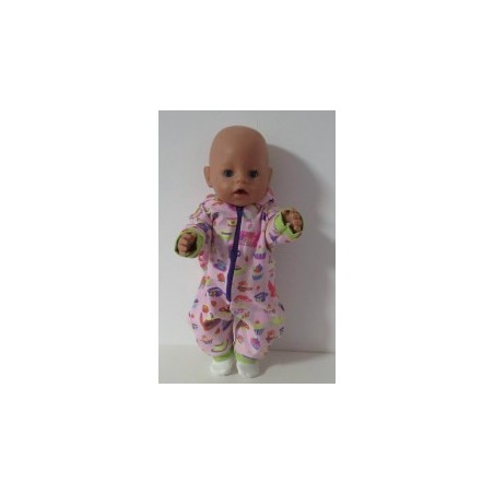 huispak roze thee baby born 43cm