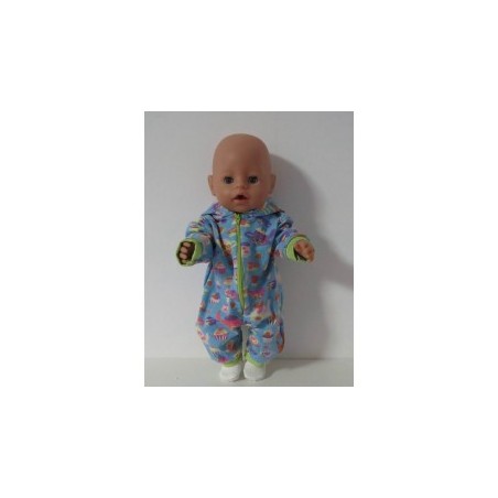 huispak blauw thee baby born 43cm