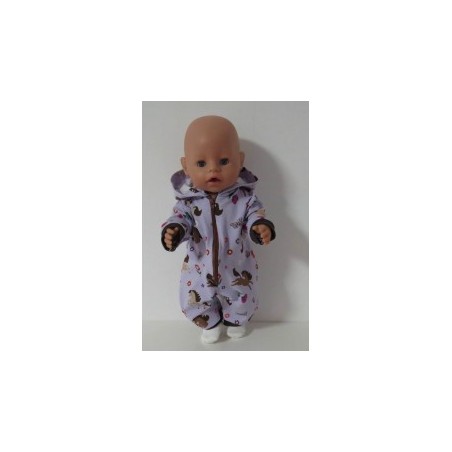 huispak lila paarden baby born 43cm