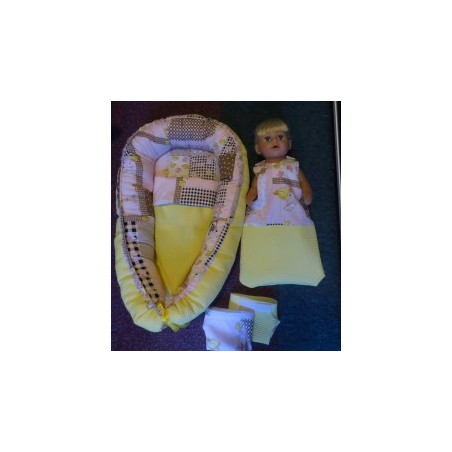 poppennest setje ballet met geel baby born 43cm