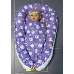 poppennestje lila kat