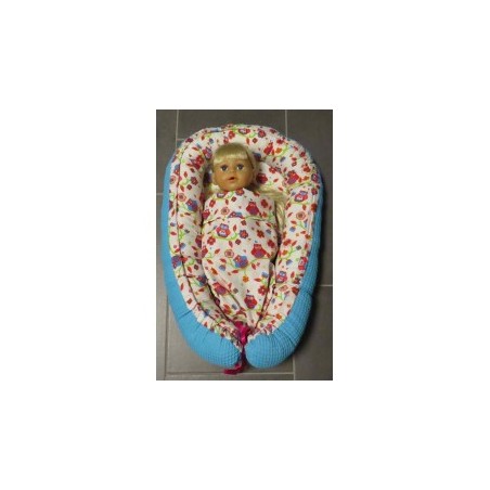 poppennestje uilen aqua blauw