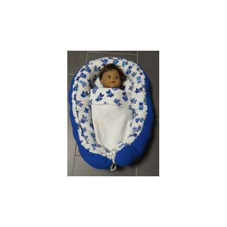poppennestje vossen blauw met blauw