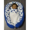poppennestje vossen blauw met blauw