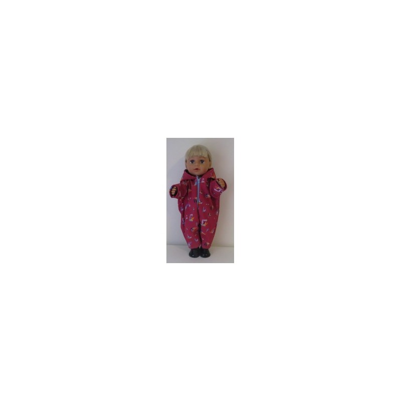 softshell winterpak hard roze baby born 43cm