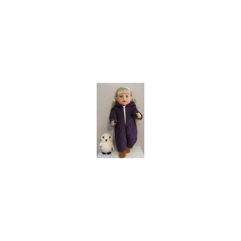 gewateerde winterpak paars baby born 43cm