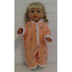 winterpak zalm roze konijnen baby born 43cm
