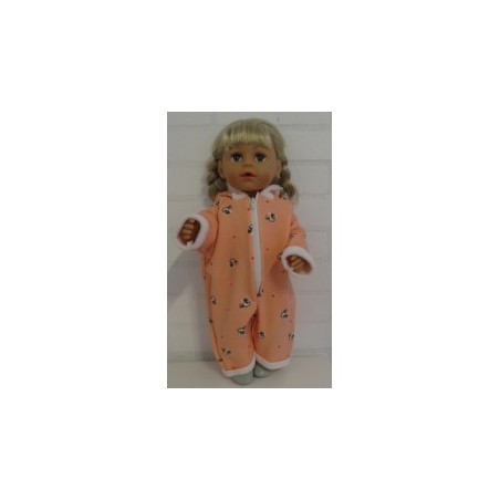 winterpak zalm roze konijnen baby born 43cm