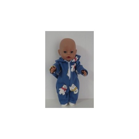 winterpak blauw beren baby born 43cm