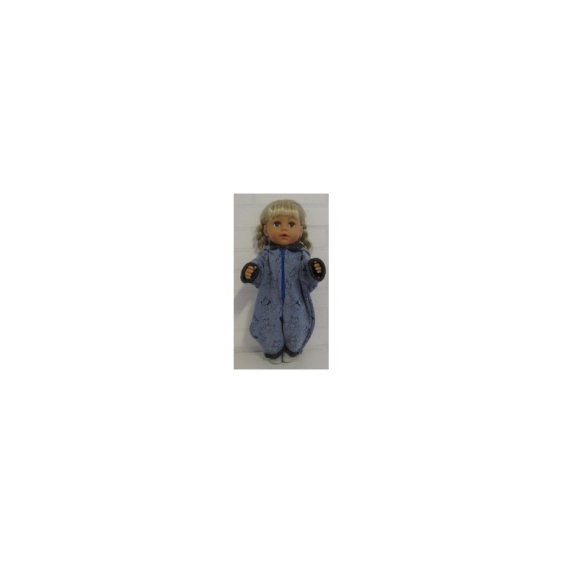 winterpak blauw hond baby born 43cm