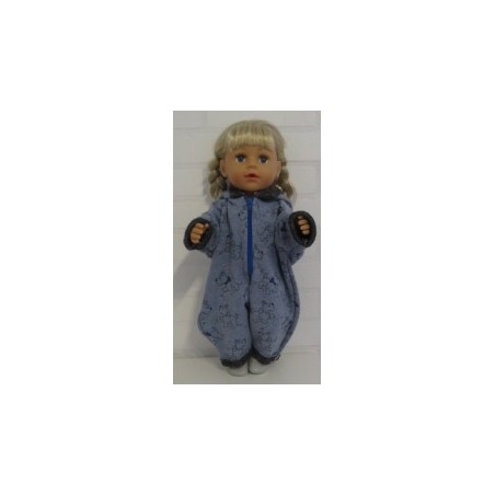 winterpak blauw hond baby born 43cm
