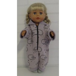 winterpak grijs egels baby born 43cm